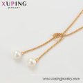 44998 xuping jewelry fashion trendy dancing peal pendant necklace